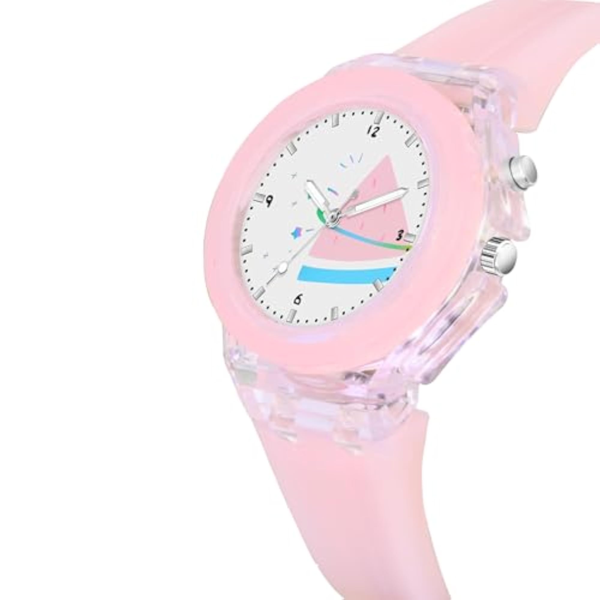 Kids Seven Light Redium Strap Analog Watch